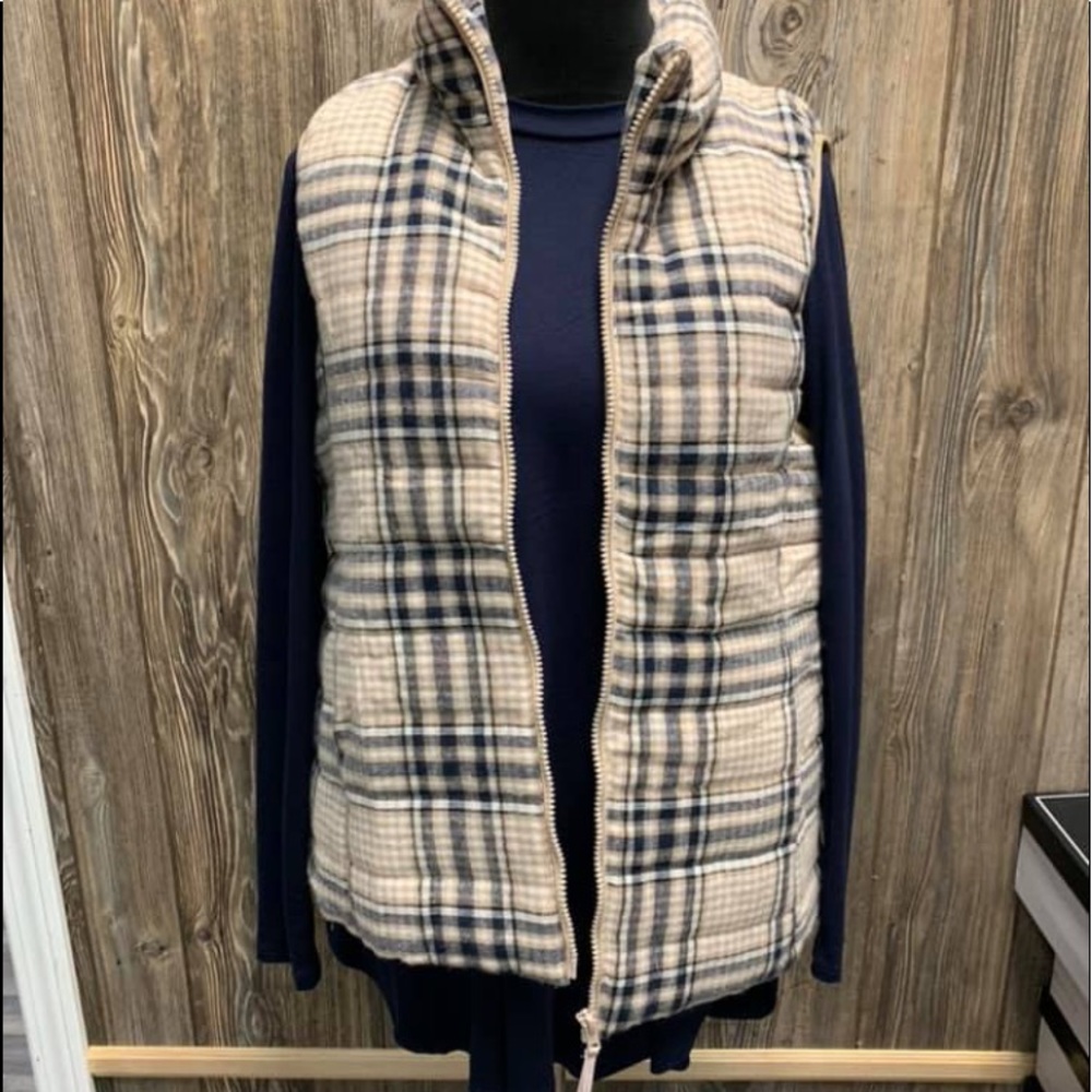 Plaid vest